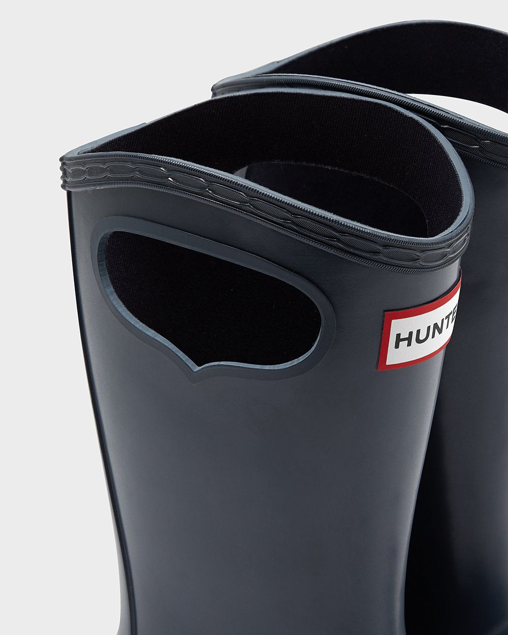 Kids Hunter Original Grab Handle | Rain Boots Navy | NZ-94658-KOAT